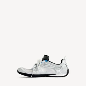 Men’s radar gradient lines sneaker in white/grey/silver/black/blue