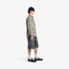 Men’s regular fit shirt in white/black Men’s regular fit shirt in white/black