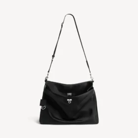 Men’s rodeo messenger bag medium in black