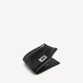 Men’s rodeo square folded wallet in black