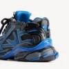 Men’s runner gradient mesh sneaker in black/blue/grey