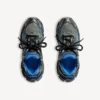 Men’s runner gradient mesh sneaker in black/blue/grey