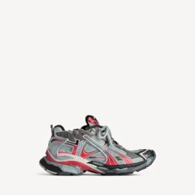 Men’s runner gradient sneaker in grey/red/black