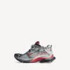 Men’s runner gradient sneaker in grey/red/black Men’s runner gradient sneaker in grey/red/black