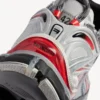 Men’s runner gradient sneaker in grey/red/black Men’s runner gradient sneaker in grey/red/black