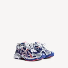 Men’s runner gradient sneaker in navy/red/grey