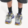 Men’s runner sneaker in purple/orange/grey Men’s runner sneaker in purple/orange/grey