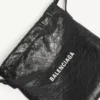 Men’s shopper dust bag crossbody pouch medium in black
