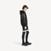 Men’s short hooded coat in black Men’s short hooded coat in black