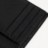Men’s signature vertical bifold wallet bb monogram coated canvas in black/grey
