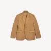Men’s single-breasted normal fit jacket in camel Men’s single-breasted normal fit jacket in camel