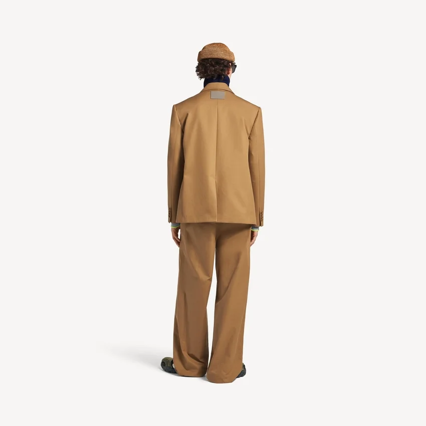 Men’s single-breasted normal fit jacket in camel Men’s single-breasted normal fit jacket in camel