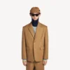Men’s single-breasted normal fit jacket in camel Men’s single-breasted normal fit jacket in camel
