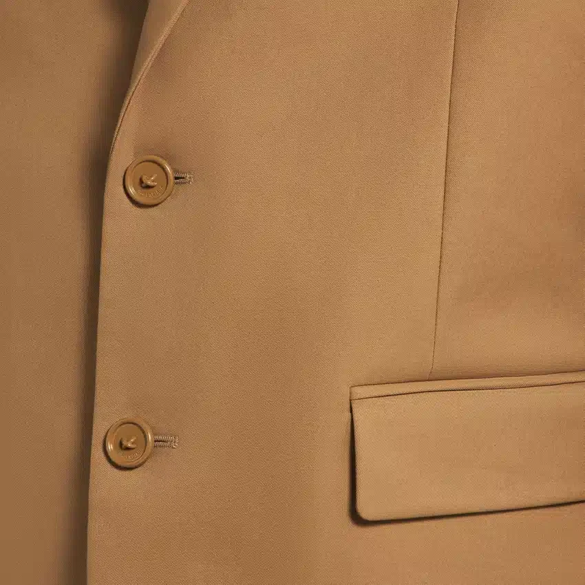 Men’s single-breasted normal fit jacket in camel Men’s single-breasted normal fit jacket in camel