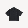 Men’s sketchy bowling short sleeve shirt in black Men’s sketchy bowling short sleeve shirt in black