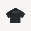 Men’s sketchy bowling short sleeve shirt in black Men’s sketchy bowling short sleeve shirt in black