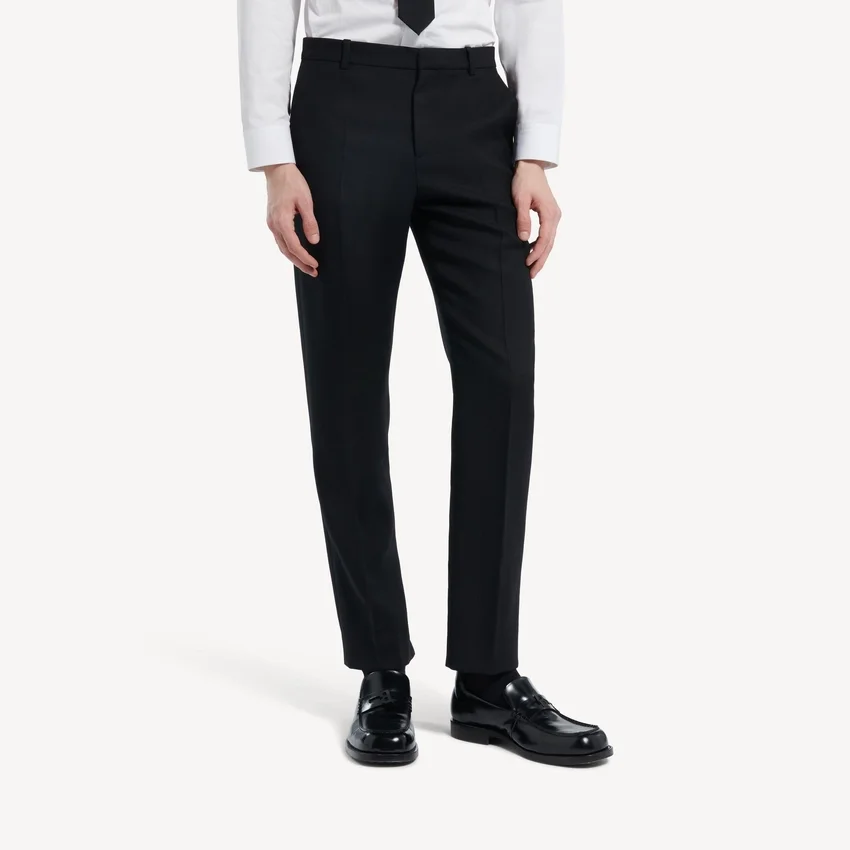 Men’s skinny tailored pants in black Men’s skinny tailored pants in black