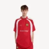 Men’s soccer oversized t-shirt in red Men’s soccer oversized t-shirt in red