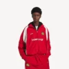Men’s soccer tracksuit jacket in lipstick red Men’s soccer tracksuit jacket in lipstick red