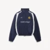Men’s soccer tracksuit jacket in marine blue Men’s soccer tracksuit jacket in marine blue
