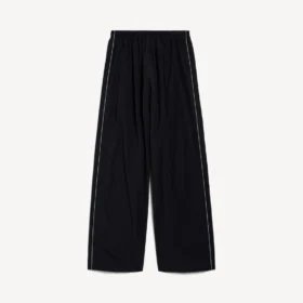 Men’s soccer tracksuit pants in black