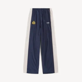 Men’s soccer tracksuit pants in marine blue