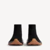 Men’s speed 2.0 full clear sole recycled knit sneaker in black/orange