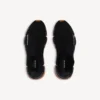 Men’s speed 2.0 full clear sole recycled knit sneaker in black/orange