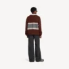 Men’s sporty block patched polo in burgundy/multicolor Men’s sporty block patched polo in burgundy/multicolor
