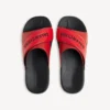 Men’s sporty pool slide sandal in black/red Men’s sporty pool slide sandal in black/red
