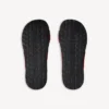Men’s sporty pool slide sandal in black/red Men’s sporty pool slide sandal in black/red