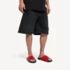 Men’s sporty pool slide sandal in black/red Men’s sporty pool slide sandal in black/red