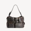 Men’s superbusy sling bag large in brown