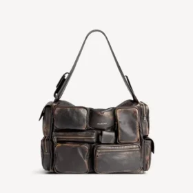 Men’s superbusy sling bag large in brown Men’s superbusy sling bag large in brown