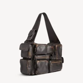 Men’s superbusy sling bag large in brown Men’s superbusy sling bag large in brown