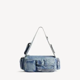 Men’s superbusy sling bag small in blue Men’s superbusy sling bag small in blue