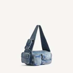 Men’s superbusy sling bag small in blue Men’s superbusy sling bag small in blue