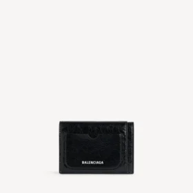 Men’s superbusy vertical bifold wallet in black