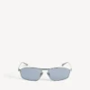 Men’s tag 3.0 d-frame sunglasses in silver Men’s tag 3.0 d-frame sunglasses in silver