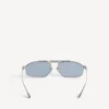 Men’s tag 3.0 d-frame sunglasses in silver Men’s tag 3.0 d-frame sunglasses in silver