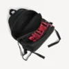 Men’s tape type backpack in black/red
