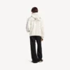 Men’s tattoo oversized zip-up hoodie in cream Men’s tattoo oversized zip-up hoodie in cream