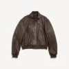 Men’s taxi jacket in dark brown Men’s taxi jacket in dark brown
