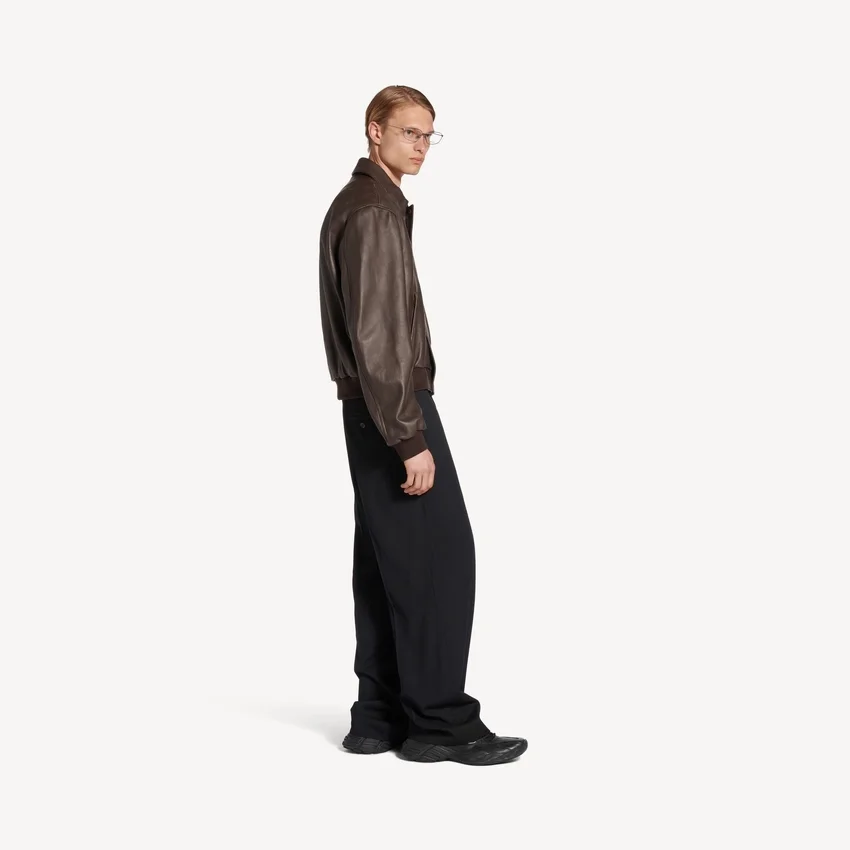 Men’s taxi jacket in dark brown Men’s taxi jacket in dark brown