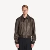 Men’s taxi jacket in dark brown Men’s taxi jacket in dark brown