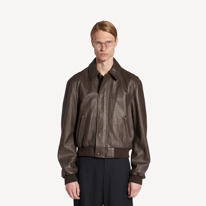 Men’s taxi jacket in dark brown Men’s taxi jacket in dark brown