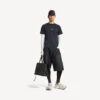 Men’s techwear long sleeve t-shirt in navy/white Men’s techwear long sleeve t-shirt in navy/white
