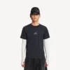 Men’s techwear long sleeve t-shirt in navy/white Men’s techwear long sleeve t-shirt in navy/white