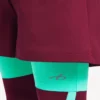 Men’s techwear shorts in burgundy/aqua Men’s techwear shorts in burgundy/aqua