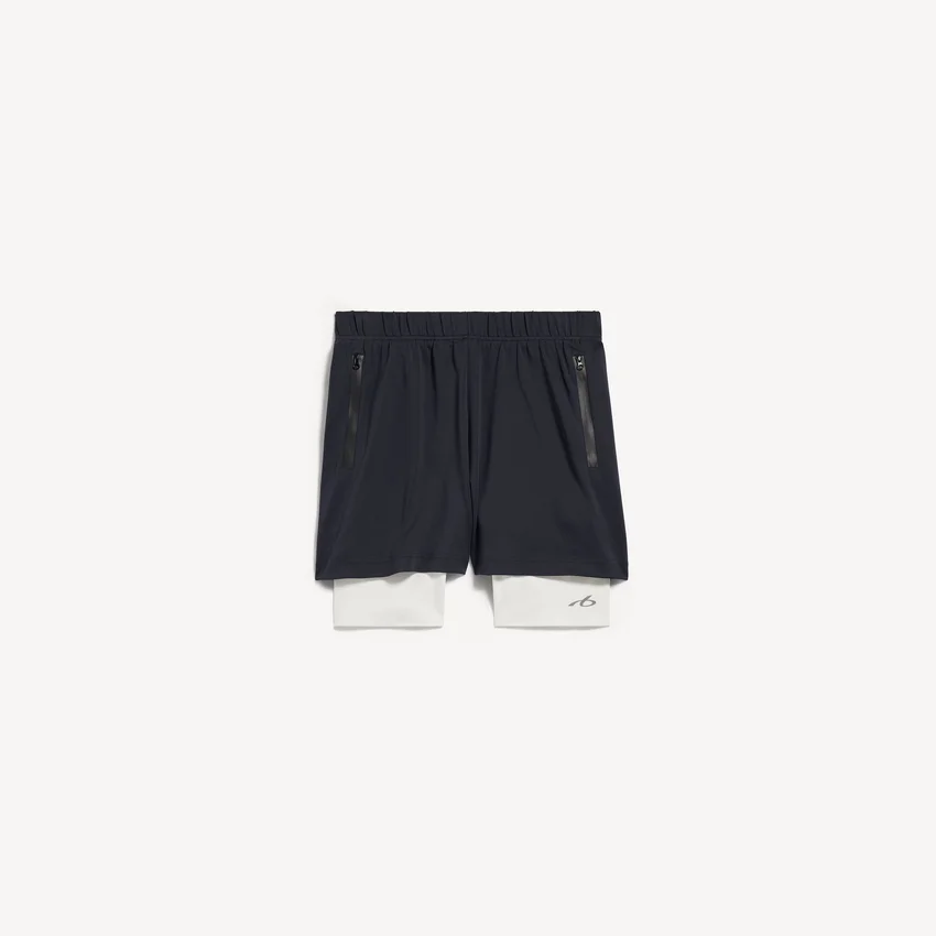 Men’s techwear shorts in navy/white Men’s techwear shorts in navy/white